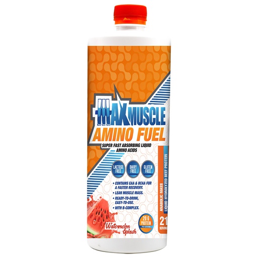 [6222023701922] Max Muscle Amino Fuel-21Serv.-945Ml.-Watermelon Splash
