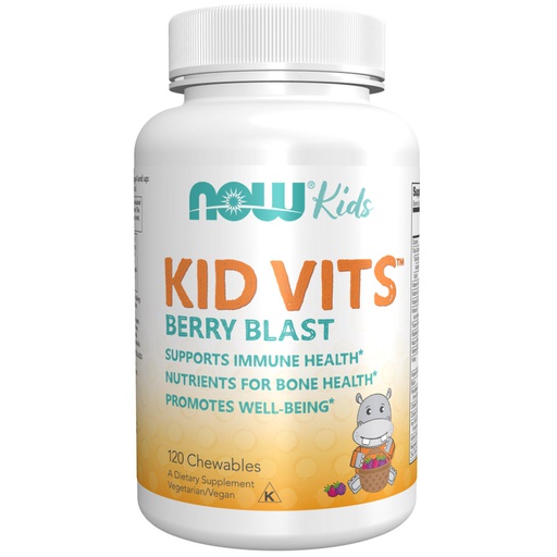 [733739038821] Now Foods Kid Vits Berry Blast-60Serv.-120Chewables