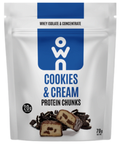 [0745760017898] Own Cookies&amp;Cream Protein Chunks-70G-Cookies&amp;Cream