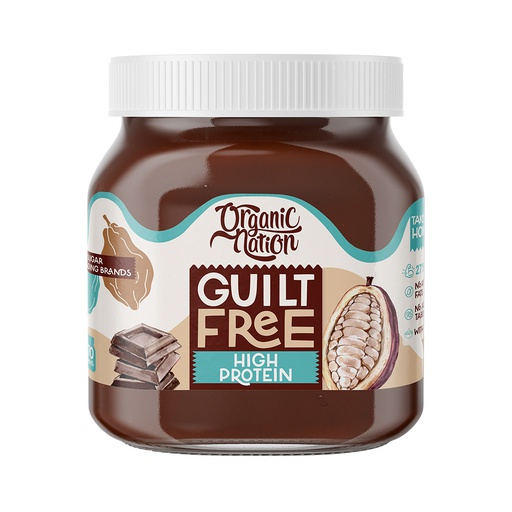 [6222023702066] Organic Nation Guilt Free Chocolate Spread High Protein-370G