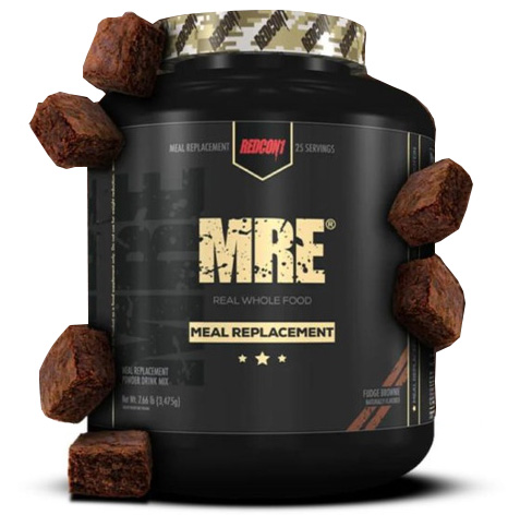 [810044570694] Redcon1 MRE Meal Replacement-25Serv.-3.243G.-Fudge Brownie
