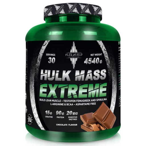 [5999569360081] Azgard Nutrition Hulk Mass Extreme-30Serv.-4540G.-Chocolate