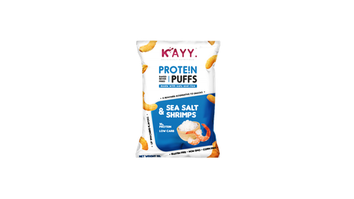 [6224010521186] Kayy Protein Puffs-70G.-Sea Salt &amp; Shrimps