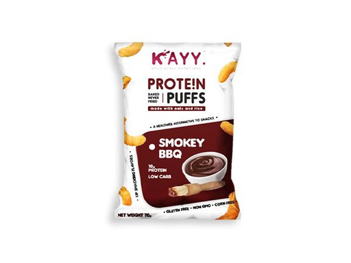 [6224010521148] Kayy Protein Puffs-70G-Smokey BBQ