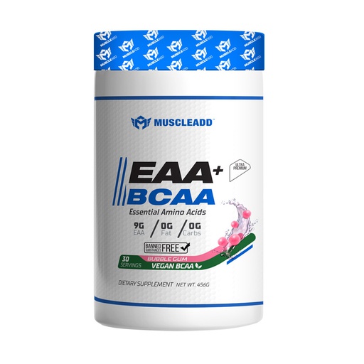 [6223007821070] Muscle Add Eaa+Bcaa Essential Amino Acids-30Serv.-390G.-Bubble Gum