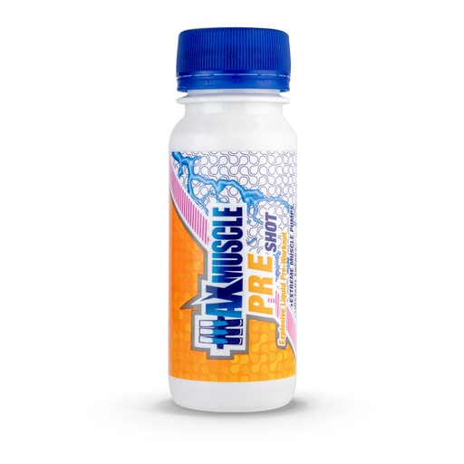 [6222023702318] Max Muscle Pre Shot-1Serv.-60Ml.-Bubblegum
