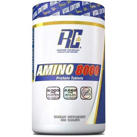 [851988008805] Ronnie Coleman Amino 8000 Protein Tablets-54Serv.-325Tabs