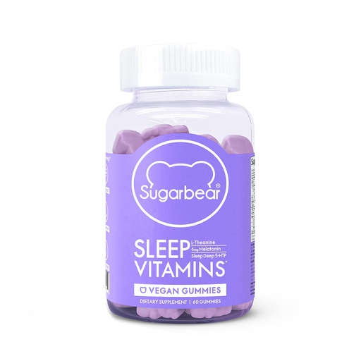 [850000320062] Sugarbear Sleep Vitamins-30Serv.-60Veg Gummies