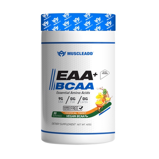 [6223007821087] Muscle Add Eaa+Bcaa Essential Amino Acids-30Serv.-390G.-Tropical Twist