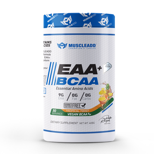 [6223007821087] Muscle Add Eaa+Bcaa Essential Amino Acids-30Serv.-390G.-Tropical Twist