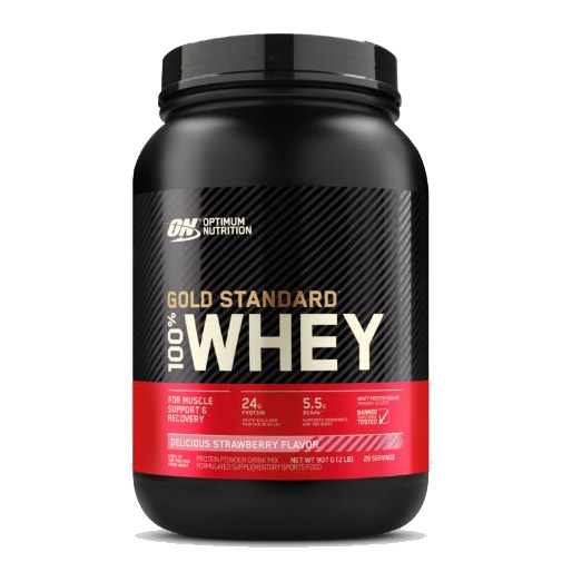 [748927050929] Optimum Nutrition Gold Standard 100% Whey-29Serv.-907G-Delicious Strawberry
