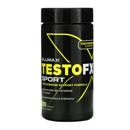 [665553229232] Allmax Testo Fx Sport Testosterone Support Formula-20Serv.-80Capsules