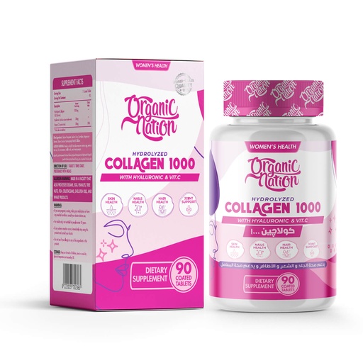 [6222023702363] Organic Nation Hydrolyzed Collagen 1000-90 Tablet