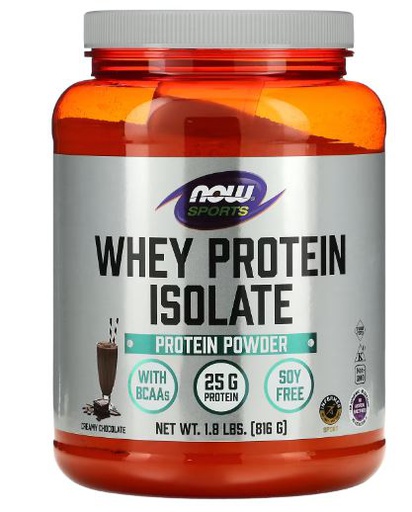 [733739021625] Now Sports Whey Protein Isolate-25Serv.-816G.-Creamy Chocolate