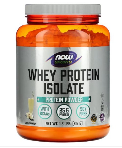 [733739021601] Now Sports Whey Protein Isolate-26Serv.-816G.-Creamy Vanilla