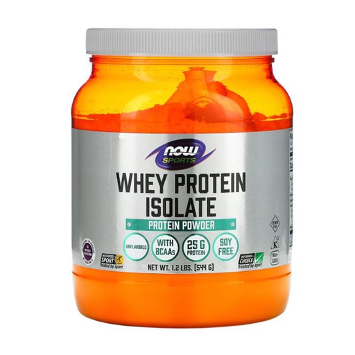 [733739021724] Now Sports Whey Protein Isolate-19Serv.-544G.-Unflavored