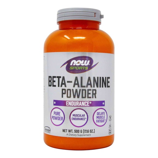 [733739020079] Now Sports Beta-Alanine Powder Endurance-250Serv.-500G.-Unflavored