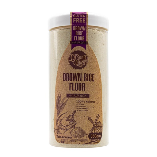 [6222023702615] Organic Nation Brown Rice Flour-350Gm
