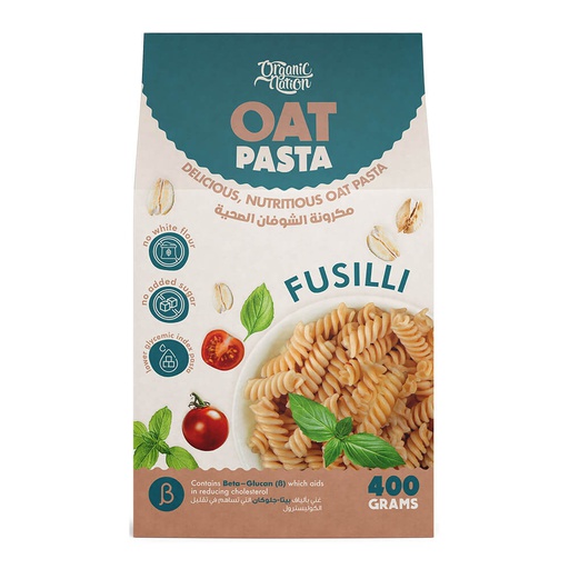 [6222023702592] Organic Nation Oat Pasta Fusilli-400G