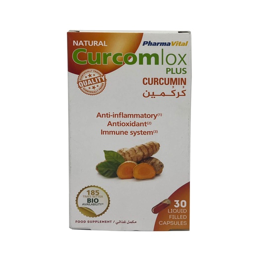 [4260754110028] Pharma Vital Natural Curcomlox Plus Curcumin-30Serv.-30Liquid Capsules