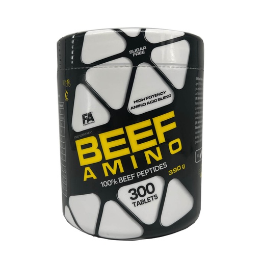 [5902448258508] FA Engineered Nutrition Beef Amino 100%Beef Peptides-150Serv.-300Tablets