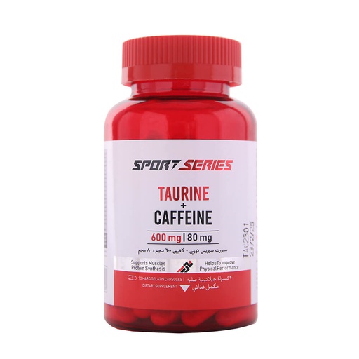 [6224010248236] Building Blox Sport Series Taurine 600Mg +Caffeine 80Mg.-90Serv.-90Capsules