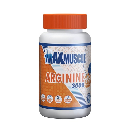 [6222023702769] Max Muscle Arginine 3000-30Serv.-60Coated Tablets