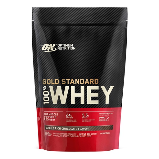 [748927054217] Optimum Nutrition Gold Standard 100% Whey-14Serv.-454G-Double Rich Chocolate
