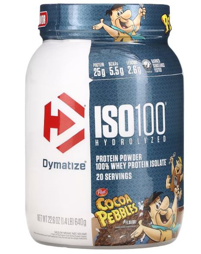 [705016356201] Dymatize ISO100-20Serv.-640G.-Cocoa Pebbles