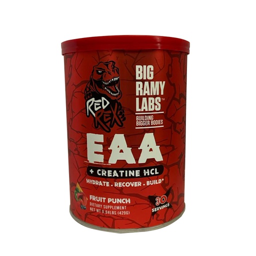 [6223007822923] Big Ramy Labs Red Rex EAA+Creatine HCL-30Serv.-429G.-Fruit Punch