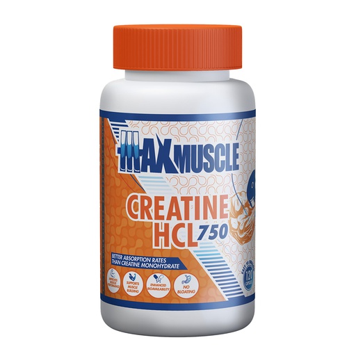 [6222023703018] Max Muscle Creatine HCL 750-120Serv.-120Capsules