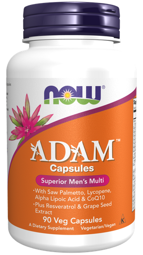 [733739038784] Now Foods Adam Capsules Superior Men's Multi-30Serv.-90Veg Capsules