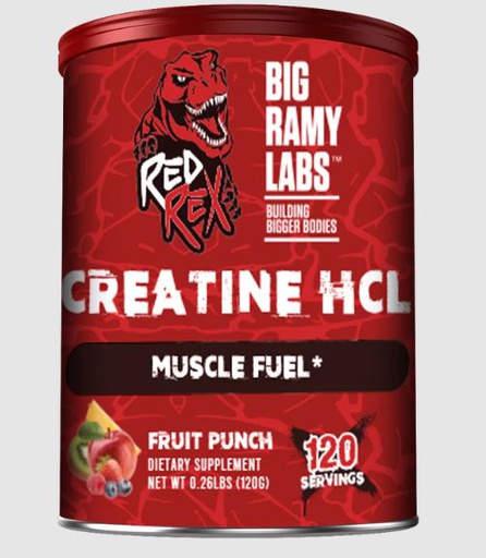 [6223007822930] Big Ramy Labs Red Rex Creatine Hcl-120Serv.-120G.-Fruit Punch