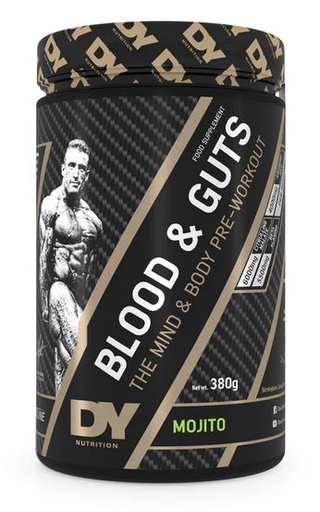 [5060763890473] Dy Nutrition Blood&amp;Guts The Mind&amp;Body Pre-workout-20Serv.-380G.-Mojito