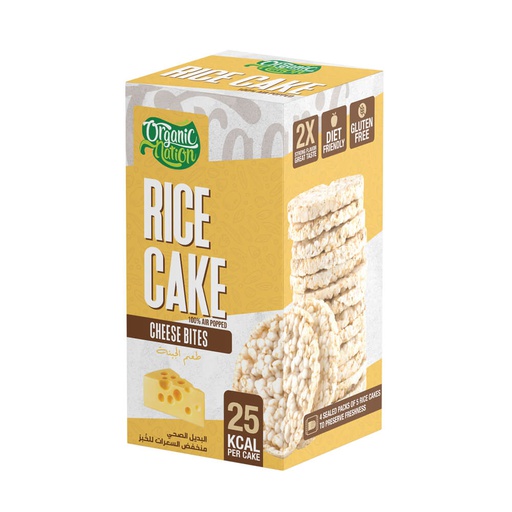 [6222023702905] Organic Nation Rice Cake-20Pices-120G.-Cheese Bites