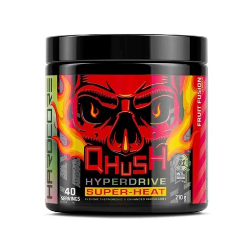 [6009544939320] USN Hardcore Qhush Hyperdrive Super Heat-40Serv.-210G.-Fruit Fusion