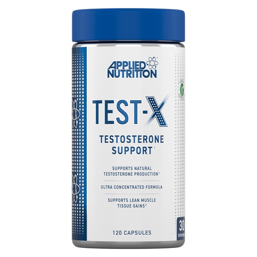 [0634158774379] Applied Nutrition Test-X Testosterone Support-30Serv.-120Capsules