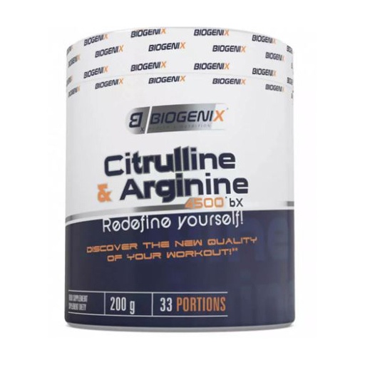[5901330082726] BioGenix Health&amp; Nutrition Citrulline &amp;Arginine 4500Mg-33Serv.-200G.-Apple Flavor