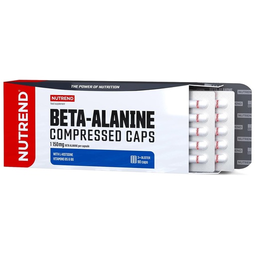 [8594073179401] Nutrend Beta-Alanine Compressed Caps 1150MG-22Serv.-90Caps