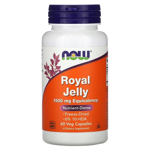 [733739025654] Now Foods Royal Jelly 1500Mg-60Serv.-60Veg Caps.