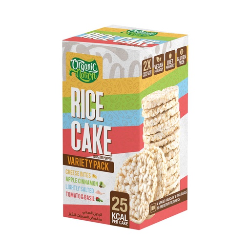 [6222023702974] Organic Nation Rice Cake-20Pices-120G.-Variety Pack