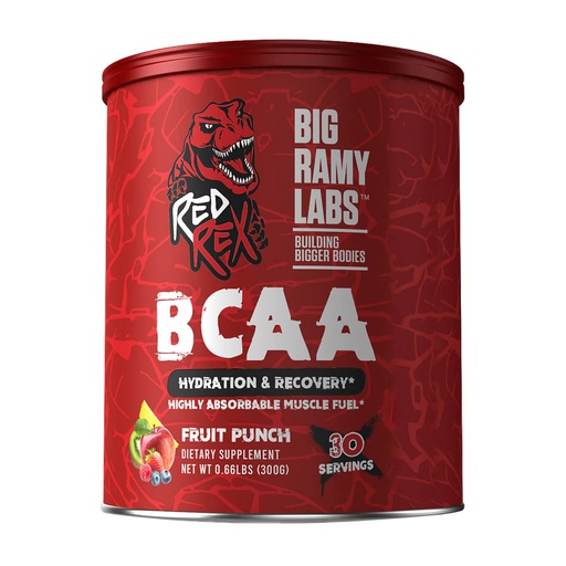 [6223007823319] Big Ramy Labs Red Rex Bcaa 2:1:1-30Serv.-300G.-Fruit Punch