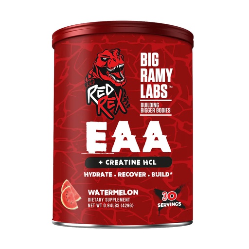 [6223007823333] Big Ramy Labs Red Rex EAA+Creatine HCL-30Serv.-429G.-Watermelon