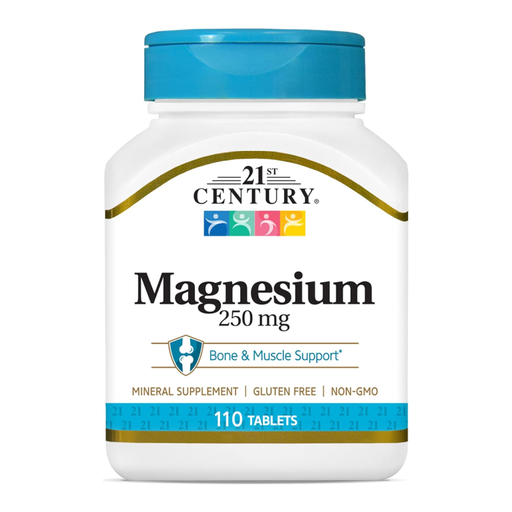 [740985227138] 21st Century Magnesium 250mg-110Serv.-110Tablets