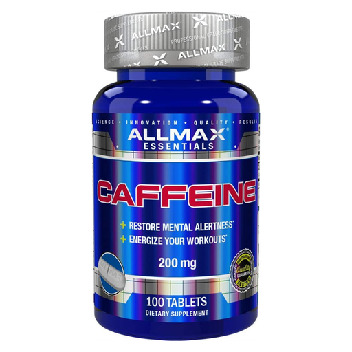 [665553126227] Allmax Essentials Caffeine 200mg-100Serv.-100Tablets