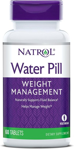 [047469009359] Natrol Water Pill-30Serv.-60Tablets