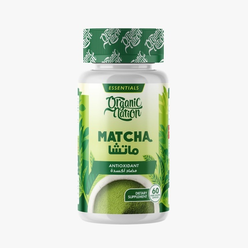 [6222023703209] Organic Nation Matcha Premium Green Tea-60Serv.-60 Capsules