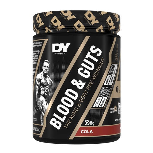 [5060763890442] Dy Nutrition Blood&amp;Guts The Mind&amp;Body Pre-workout-20Serv.-380G.-Cola