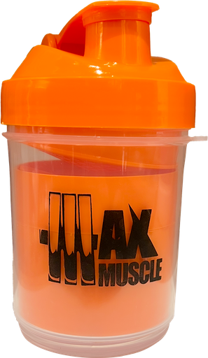 [17100] Max Muscle Shaker 500Ml-Clear Orange
