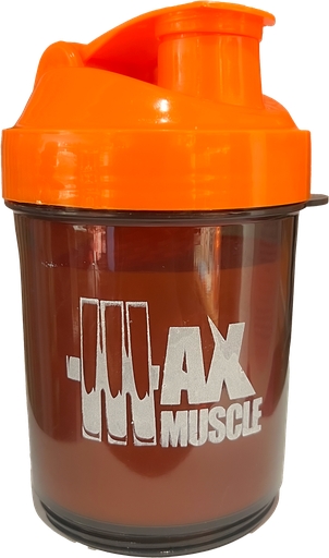 [17101] Max Muscle Shaker 500Ml-Black Orange